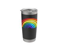 Pride Arche arc-en-ciel à spectre coloré Gobelet isotherme en acier inoxydable double paroi