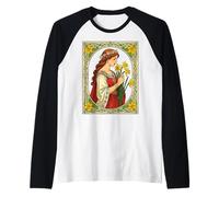 Pride Art Nouveau pour la Saint-David's Day Manche Raglan