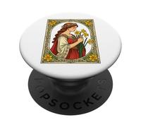 Pride Art Nouveau pour la Saint-David's Day PopSockets PopGrip Adhésif