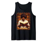Pride Black History Month Bibliothécaire Afro pour Les Amateurs de Livres Débardeur