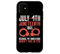 Pride de l'histoire des Noirs de l'Afrique du 1er juin 1865 | BLM BHM Coque pour iPhone 11