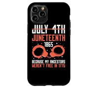 Pride de l'histoire des Noirs de l'Afrique du 1er juin 1865 | BLM BHM Coque pour iPhone 11 Pro
