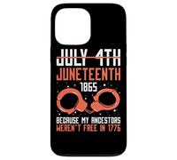 Pride de l'histoire des Noirs de l'Afrique du 1er juin 1865 | BLM BHM Coque pour iPhone 13 Pro Max