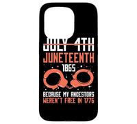 Pride de l'histoire des Noirs de l'Afrique du 1er juin 1865 | BLM BHM Coque pour iPhone 15 Pro