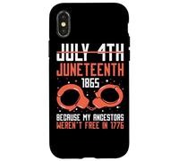 Pride de l'histoire des Noirs de l'Afrique du 1er juin 1865 | BLM BHM Coque pour iPhone X/XS