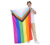 Pride Drapeau 5ft X 3Ft Adultes Festival Accessoire Déguisement Pluie Multi