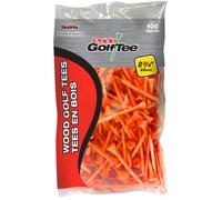 Pride en bois de golf Tee ,Citrus Orange, 100 count