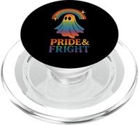 Pride & Fright Boho Rainbow Ghost rétro LGBTQ PopSockets PopGrip pour MagSafe