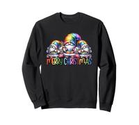 Pride GNOME Gay Pride Christmas Ornaments Merry Christmas Sweatshirt