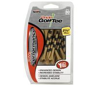 Pride Golf Tee Evolution Lot de 30 Tees de Golf rayés Naturel 7,4 cm