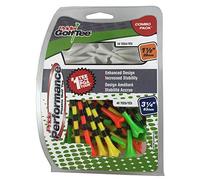 Pride Golf Tee Pride Performance Lot de 40 t-Shirts en Plastique avec Rayures 8,9 cm + 10 pièces de 3,8 cm Tees de Golf Unisexe, Multicolore, 3-1/4"