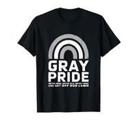 Pride Gris Arc Vieux Fatigué Nous Voilà T-Shirt