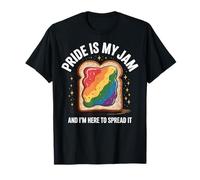 Pride Is My Jam And I'm Here To Spread It Arc-en-ciel T-Shirt