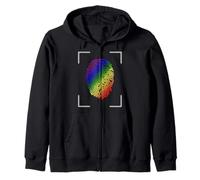 Pride LGBT Droits De l'homme Empreinte Digitale LGBT Sweat à Capuche