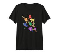 Pride LGBTQ Rainbow Sakura Cherry Blossom T-Shirt Haut de Gamme