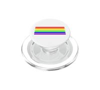 Pride Month LGBTQ Simple Rainbow Flag PopSockets PopGrip pour MagSafe