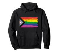 Pride Month LGTBQ Rainbow Black Pride Flag Sweat à Capuche