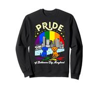 Pride of Baltimore City Maryland Dogs Drapeau Arc-en-Ciel Sweatshirt
