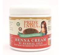 Pride Of India- Crème Rouge Henné Couleur des cheveux w/Huiles à base de plantes (Prêt à l'emploi -16 oz)100% naturel (pas de produits chimiques Colorants)PRIX RÉGULIER:19.99 $ PRIX DE VENTE: 16,99 $