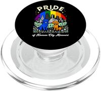 Pride of Kansas City Missouri Dogs Drapeau Arc-en-Ciel PopSockets PopGrip pour MagSafe