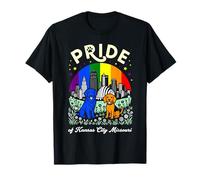 Pride of Kansas City Missouri Dogs Drapeau Arc-en-Ciel T-Shirt