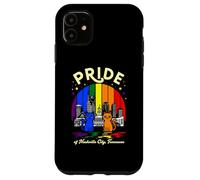 Pride of Nashville City Tennessee Cats Drapeau Arc-en-Ciel Coque pour iPhone 11