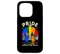 Pride of Nashville City Tennessee Cats Drapeau Arc-en-Ciel Coque pour iPhone 15 Pro
