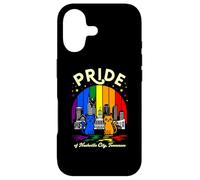Pride of Nashville City Tennessee Cats Drapeau Arc-en-Ciel Coque pour iPhone 17