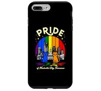 Pride of Nashville City Tennessee Cats Drapeau Arc-en-Ciel Coque pour iPhone 7 Plus/8 Plus