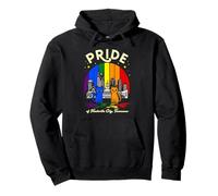 Pride of Nashville City Tennessee Cats Drapeau Arc-en-Ciel Sweat à Capuche