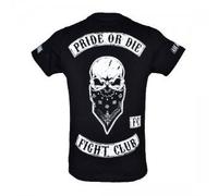Pride Or Die MMA Noir Fight Club T shirt - Small