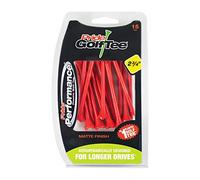 Pride Performance Lot de 15 Tees en Plastique Finition Mate Rouge 2 3/4