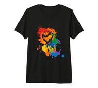 Pride Power Faust - Rainbow LGBTQ + Conception de T-Shirt Haut de Gamme
