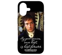 Pride & Prejudice Mr. Darcy My Good Opinion Movie Moment Coque pour iPhone 17