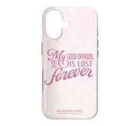 Pride & Prejudice Mr. Darcy My Good Opinion Quote Script Coque pour iPhone 17