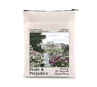 Pride Reader Housse de livre avec fermeture éclair pour amateur de livre de préjugés JA Novelist Bookworm Cadeau pour les amateurs de livres (Mardi BM)