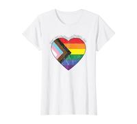 Pride Safe Space Heart LGBTQ+ Tu Peux être toi-même avec Moi T-Shirt Graphique avec Valeur