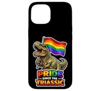 Pride Since The Trias Rainbow Dino Pride Coque pour iPhone 15