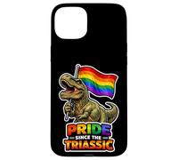 Pride Since The Trias Rainbow Dino Pride Coque pour iPhone 15 Plus
