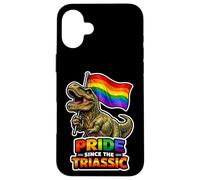 Pride Since The Trias Rainbow Dino Pride Coque pour iPhone 16 Plus