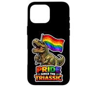 Pride Since The Trias Rainbow Dino Pride Coque pour iPhone 16 Pro Max