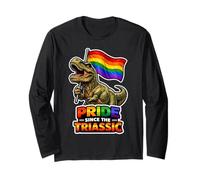 Pride Since The Trias Rainbow Dino Pride Manche Longue