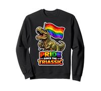 Pride Since The Trias Rainbow Dino Pride Sweatshirt