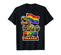 Pride Since The Trias Rainbow Dino Pride T-Shirt