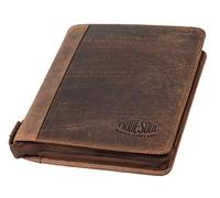Pride & Soul 30123 Organiseur A5 Chrono en cuir véritable Marron 27 x 20,5 cm