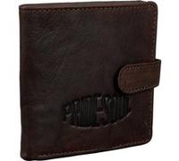 PRIDE&SOUL Portefeuille 'LOGAN', cuir, marron NOIR G