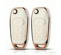 PRIDEOY - Lot de 2 étuis en TPU pour clés de Voiture, compatibles avec Les modèles Ford Fiesta, Focus, Ranger, Puma St Line X, Transit Custom, Explorer et Mustang