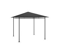 vidaXL Tonnelle de jardin Belvédère 3x3x2,7 m 180 g/m² Anthracite