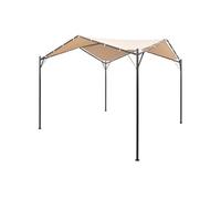 Prieel 3x3 m staal beige43168
