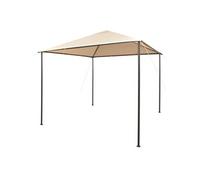Prieel 3x3 m staal beige43172